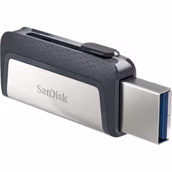 SanDisk Ultra Dual Drive lecteur USB flash 16 Go USB Type-A / USB Type-C 3.2 Gen 1 (3.1 Gen 1) Noir, Argent - Vue supplémentaire 3